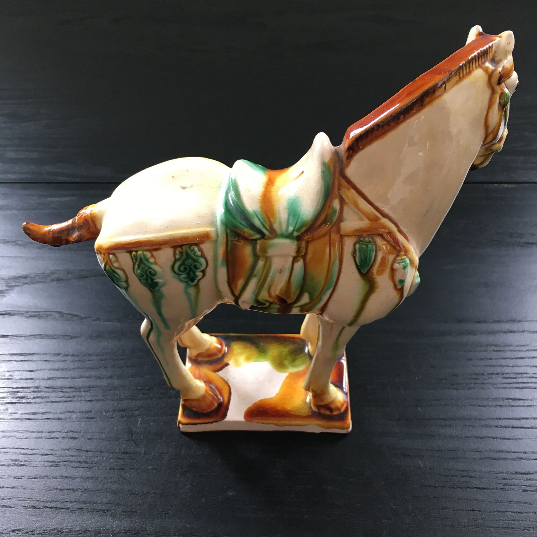 Pair of ceramic horses
