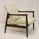 Armchair GFM-142 by Edmund Homa 1960s beige fabric.