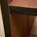 Vintage Alta 1950s glass-fronted bookcase