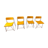 Set of four v-line magis chairs from Andries & Hiroko Van Honck