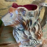 Bear pitcher with tambourine