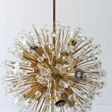 Emil Stejnar Lustre Sputnik Dandelion Gold Mid-Century, 1970s