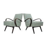 Paire de fauteuils en hêtre Ton/Thonet, Tchécoslovaquie