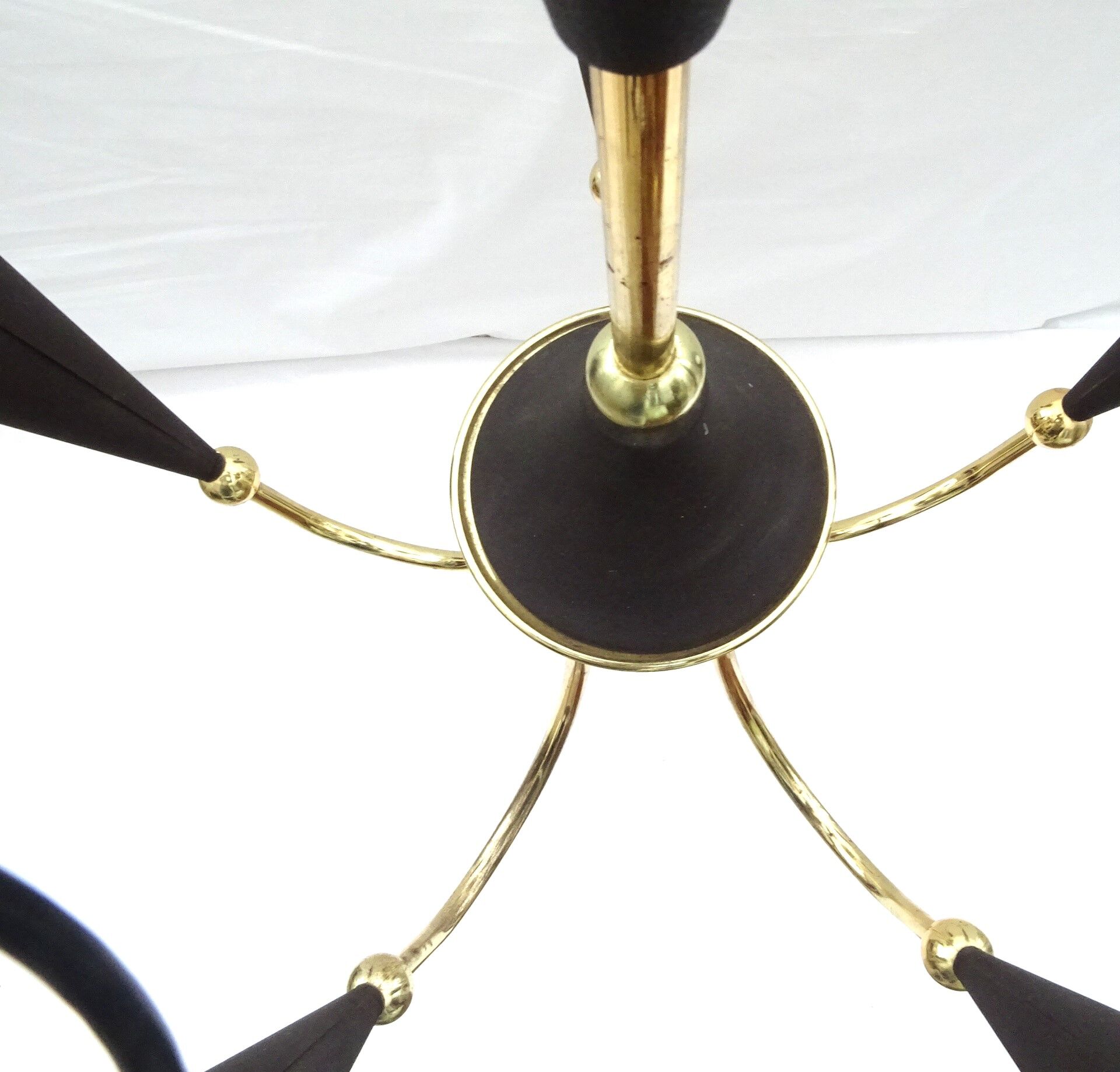 5-branched chandelier cone shaped abat jour