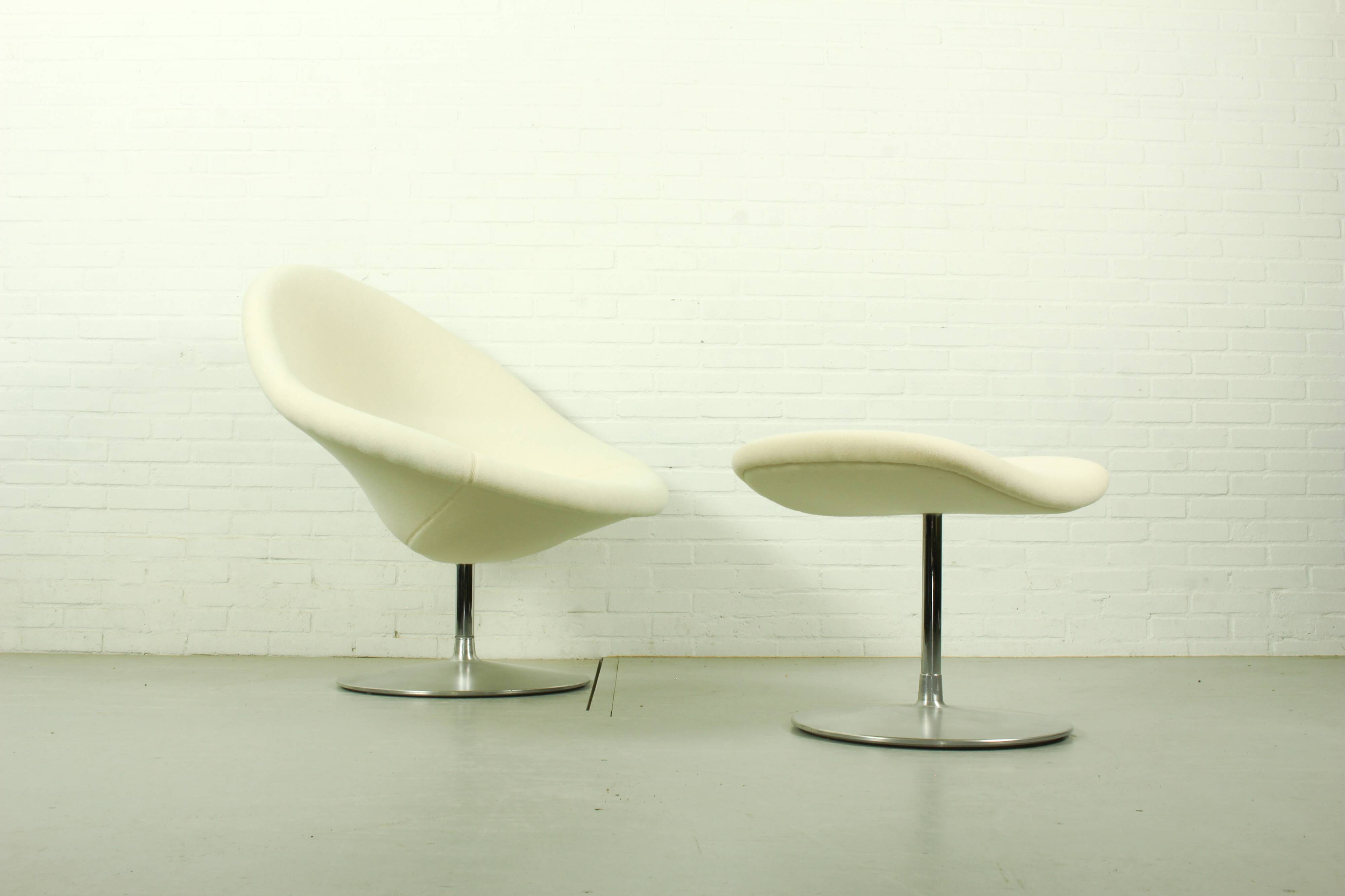 Iconic Pierre Paulin "Globe" Chair & Ottoman for Artifort