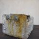 Rectangular wall in textured glass