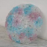 Lustre multicolore Murano Fleur par Seguso pour Venini, Italie, années 1960.