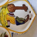 Quimper earthenware stoup