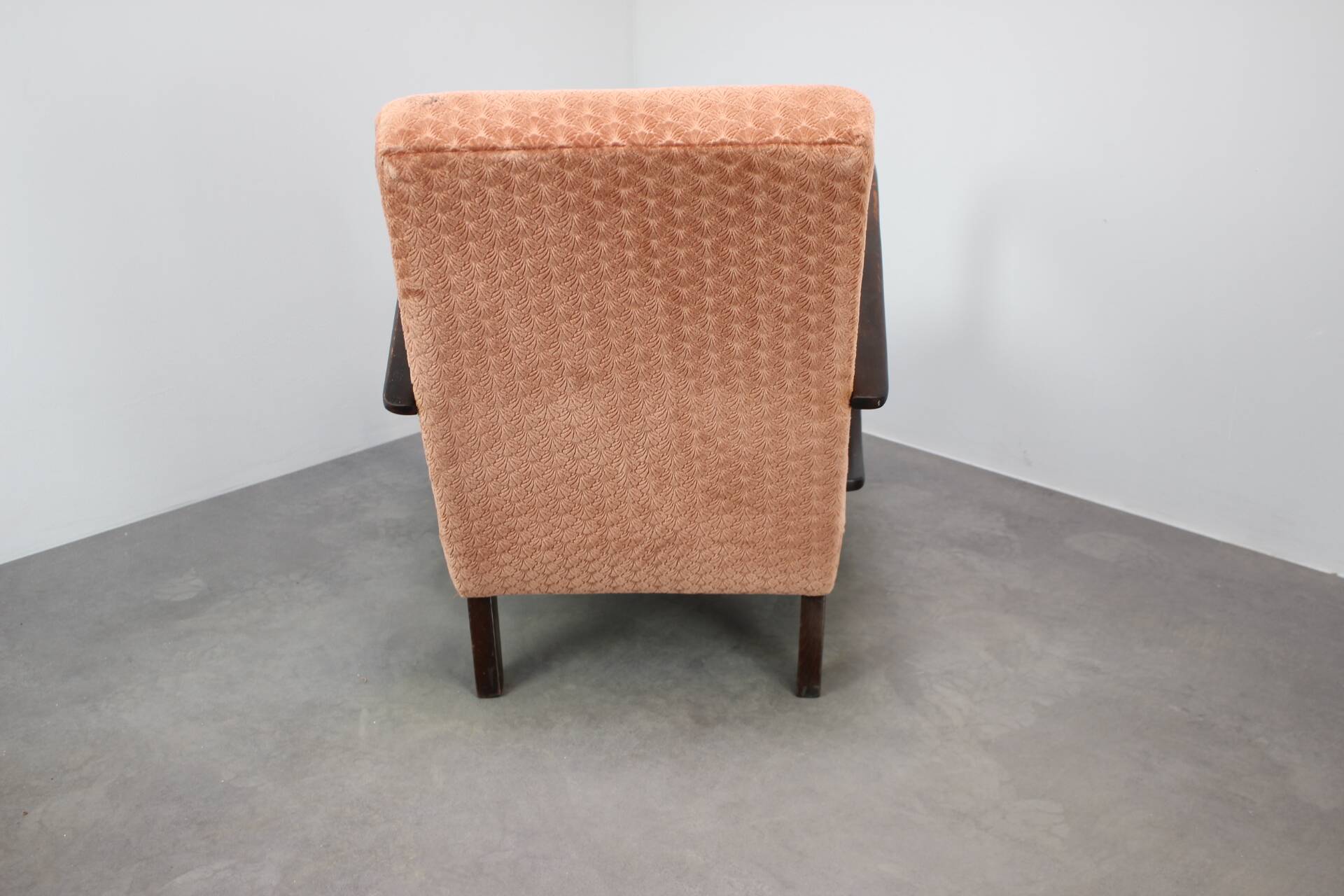 Set of Four Jindrich Halabala  Dining Chairs, Czechoslovakia, 1950s
