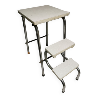 Vintage Formica stool, walking board