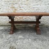 Solid oak farmhouse table