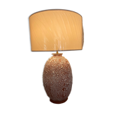 Ceramic lamp signed f fernandez