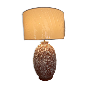 Ceramic lamp signed f fernandez