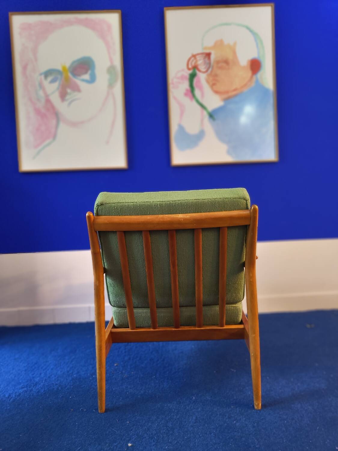 Fauteuil scandinave années 60