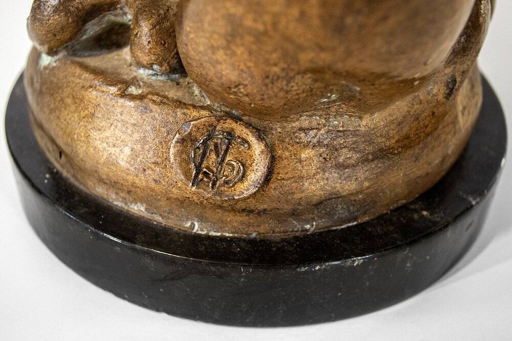 Bronze sculpture, Italy, 1950s