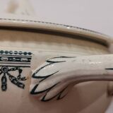 Iron earth tureen ec Salins, Louis XVI garlands