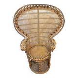 Emmanuelle rattan armchair 1970