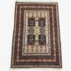 Tapis persan en laine beige 150x100