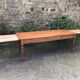 Antique Louis Philippe style farmhouse table in solid cherry wood with its 2 extensions.