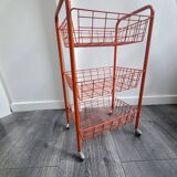 Desert / vintage rolling cart with chrome caster