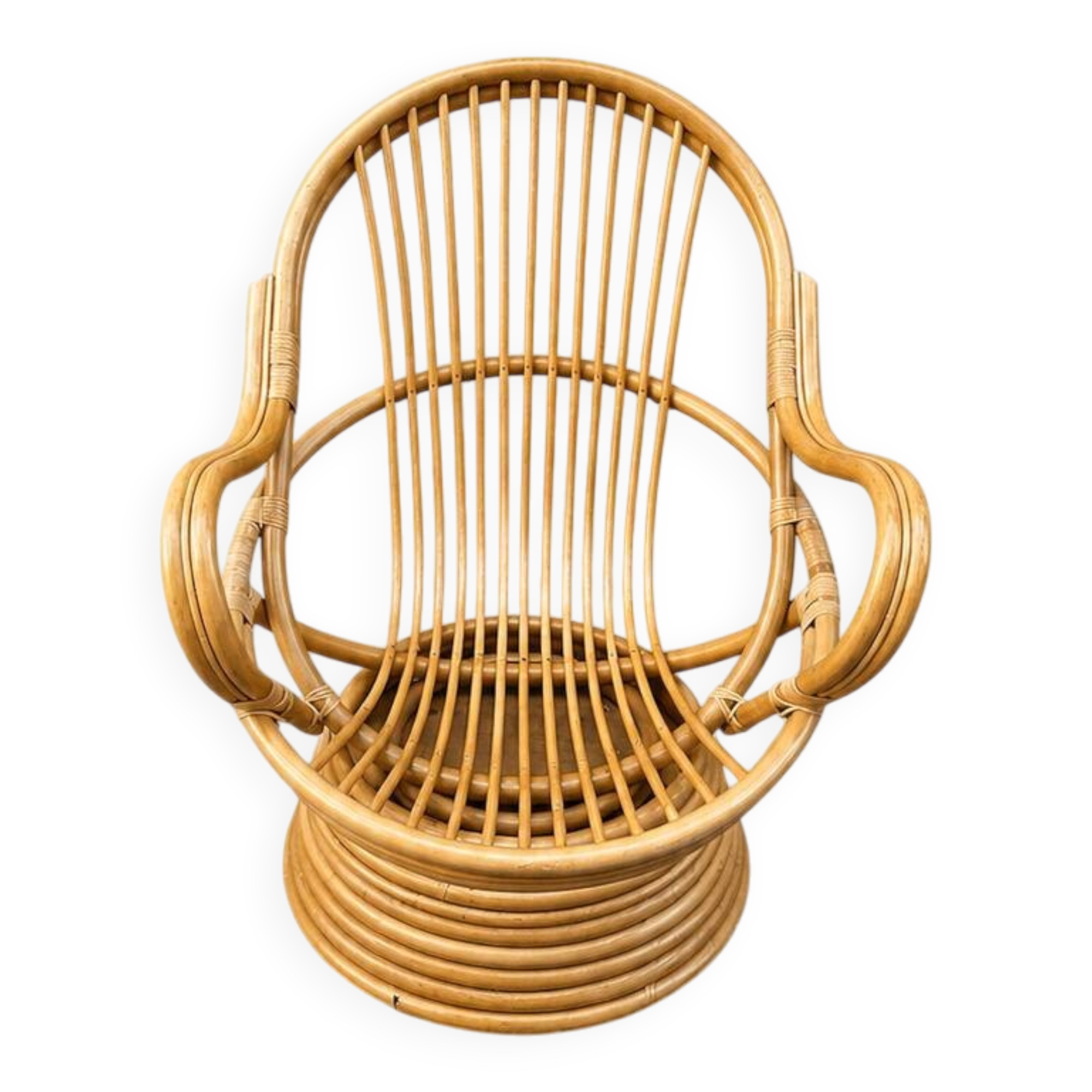 Mid-century Bamboo Chair