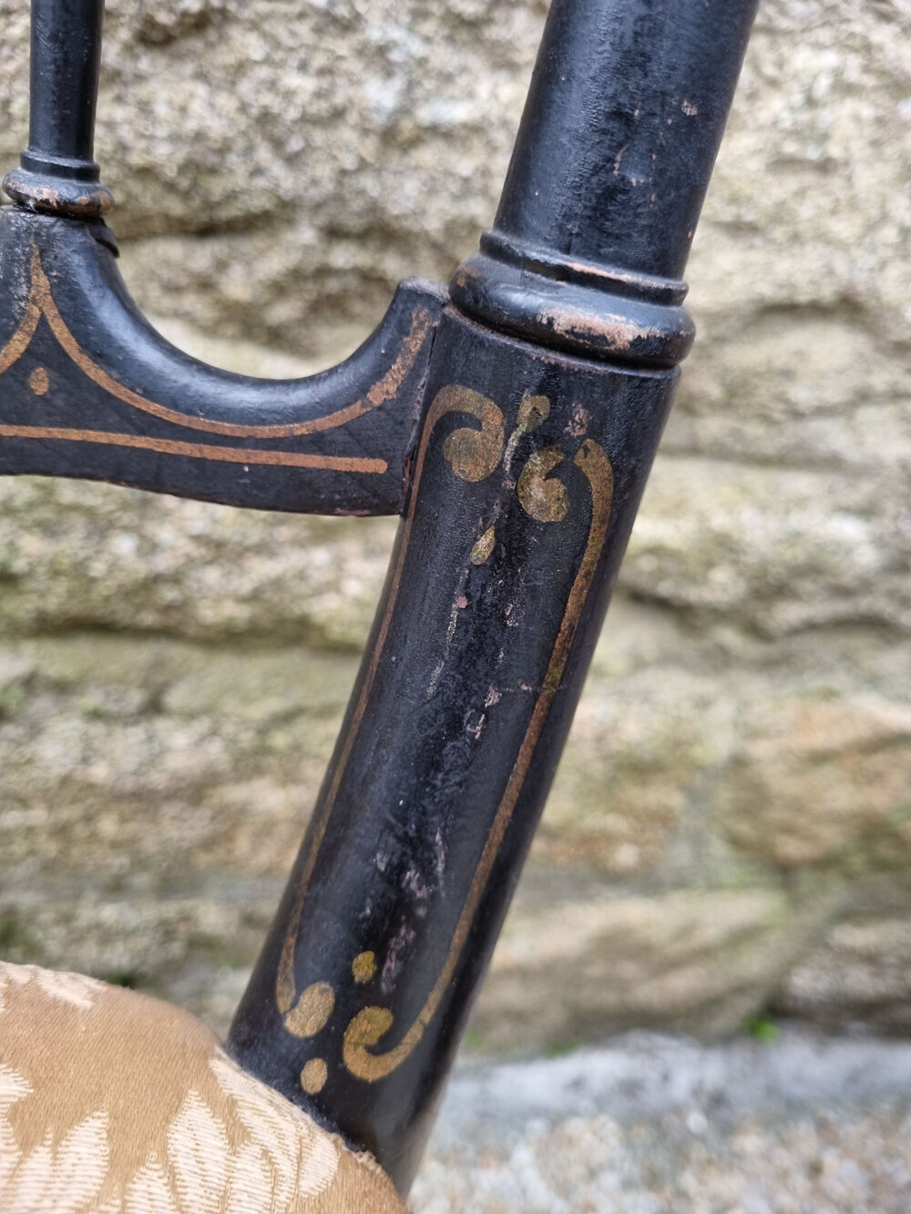 Napoleon III side chair, musician, nineteenth century.