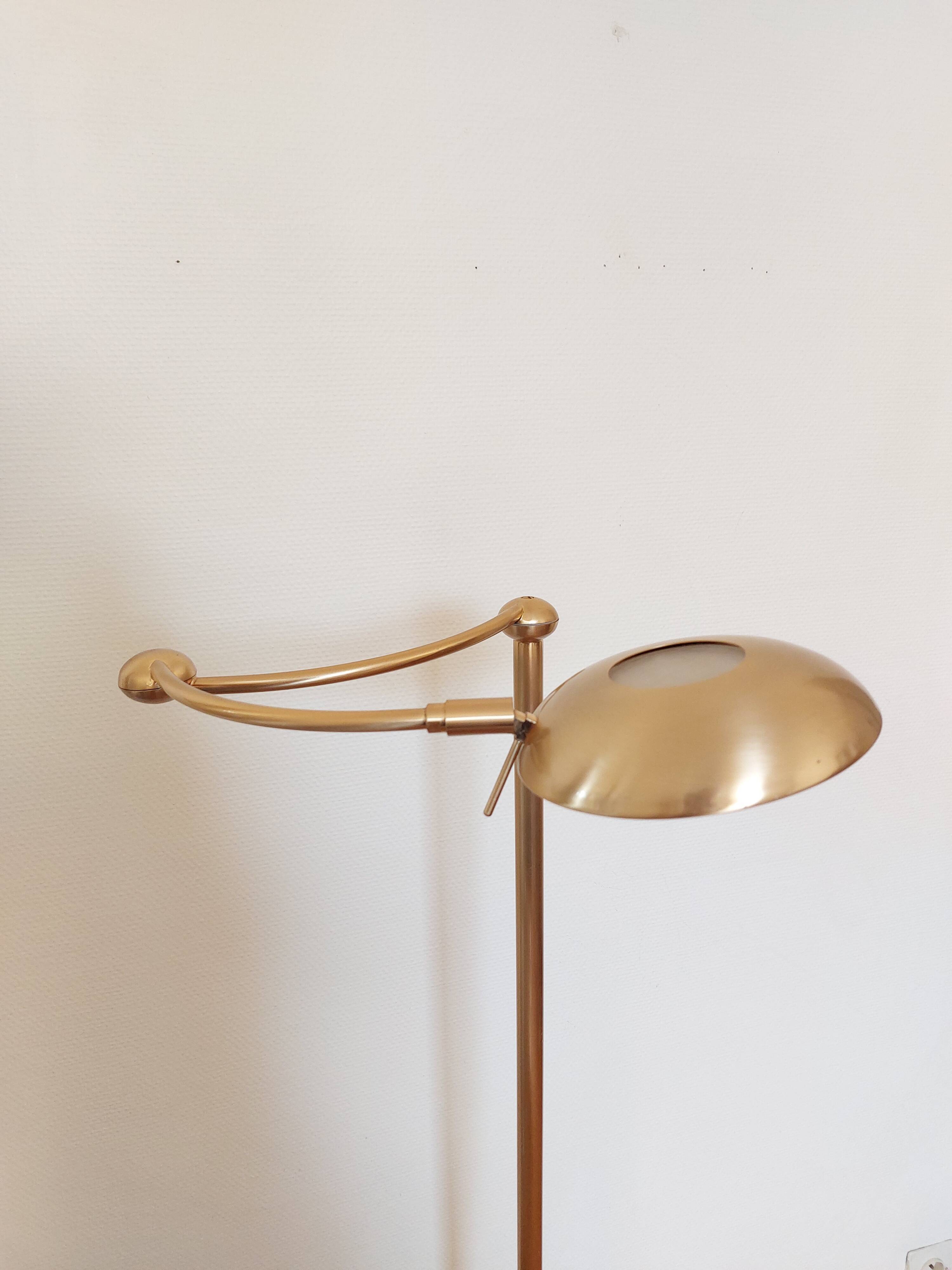 Vintage brass reading light