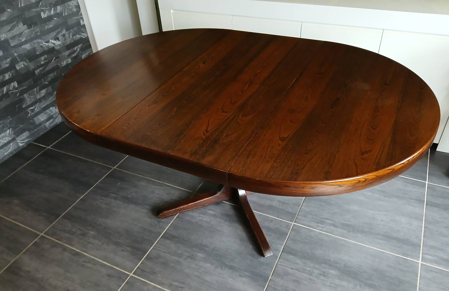 Vintage Baumann extendable table, 1970s