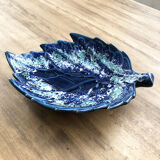 Vallauris blue ceramic sheet dish