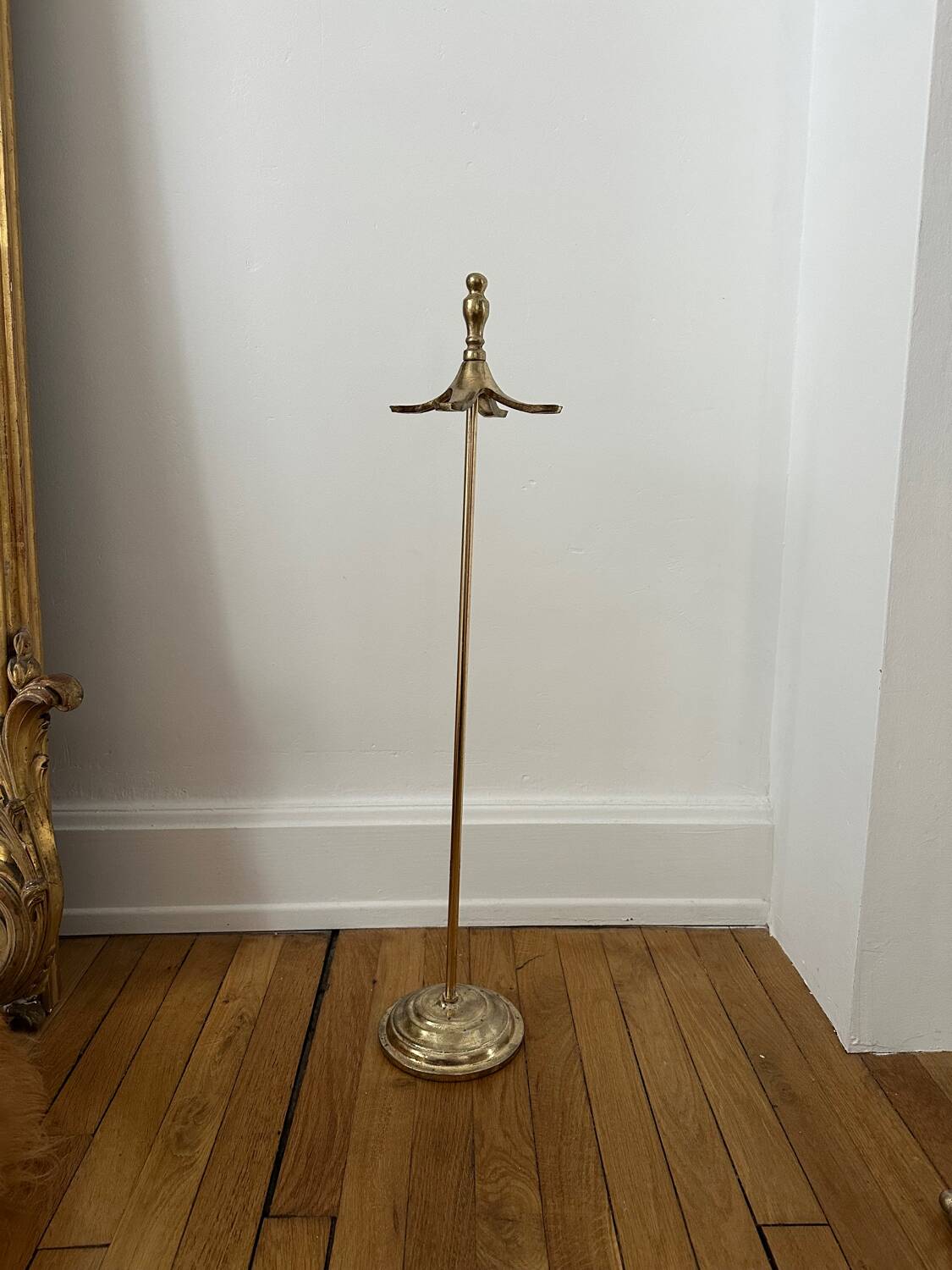 Vintage gold mantelpiece