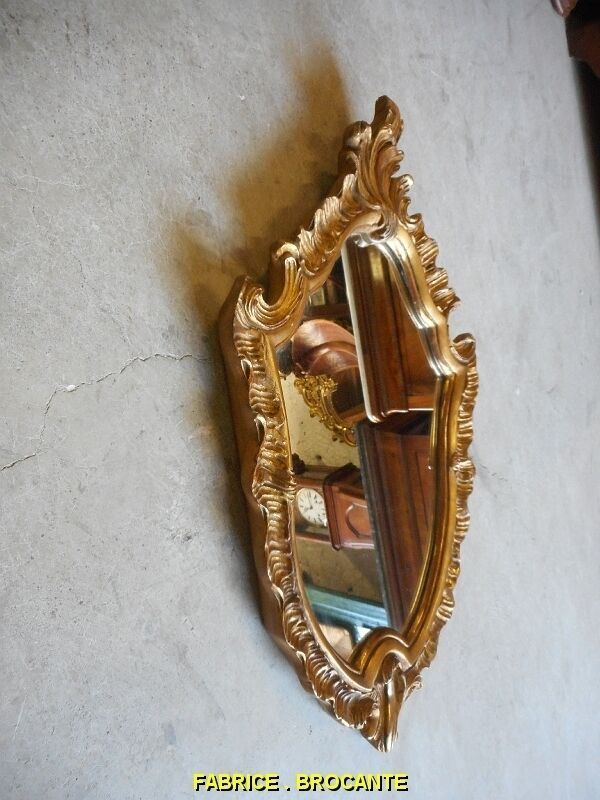 Mirror wooden frame dore louis XV