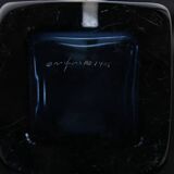 Blue crystal table lamp by Carl Fagerlund for Orrefors model RD1406