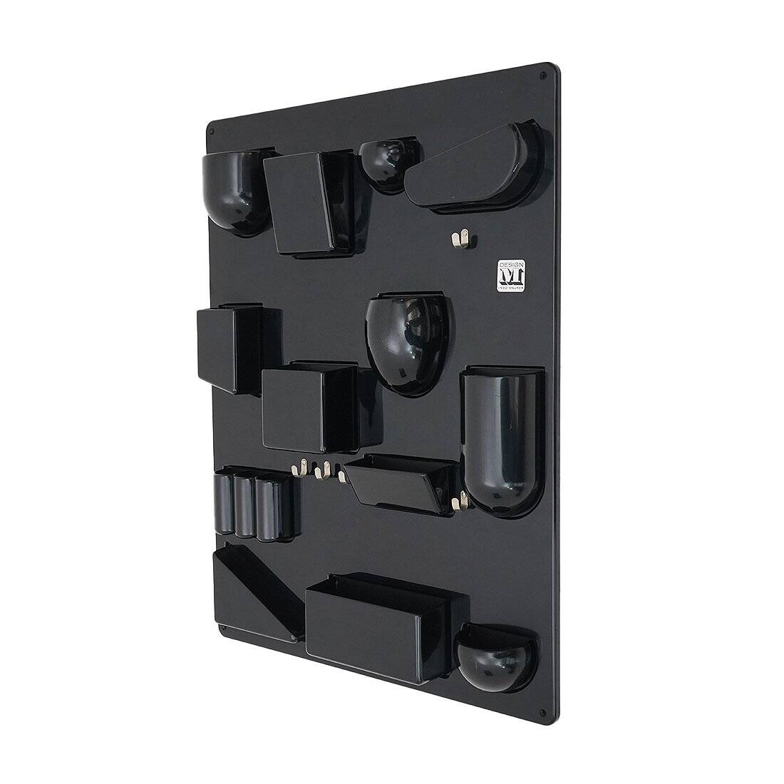 Wall organiser plateau Uten.Silo black by Dorothee Maurer Becker for Design M, 1960s
