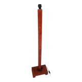 Leather floor lamp