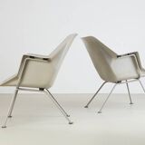 Rare Pair of Early 416 Chairs by Wim Rietveld & Andere Cordemeyer for Gispen 1957