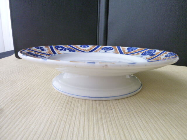 Earthenware compotier dish Orchies Moulin des Loups Model Canada