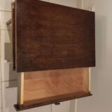 Bedside vintage nightstand compass legs drawer Stella