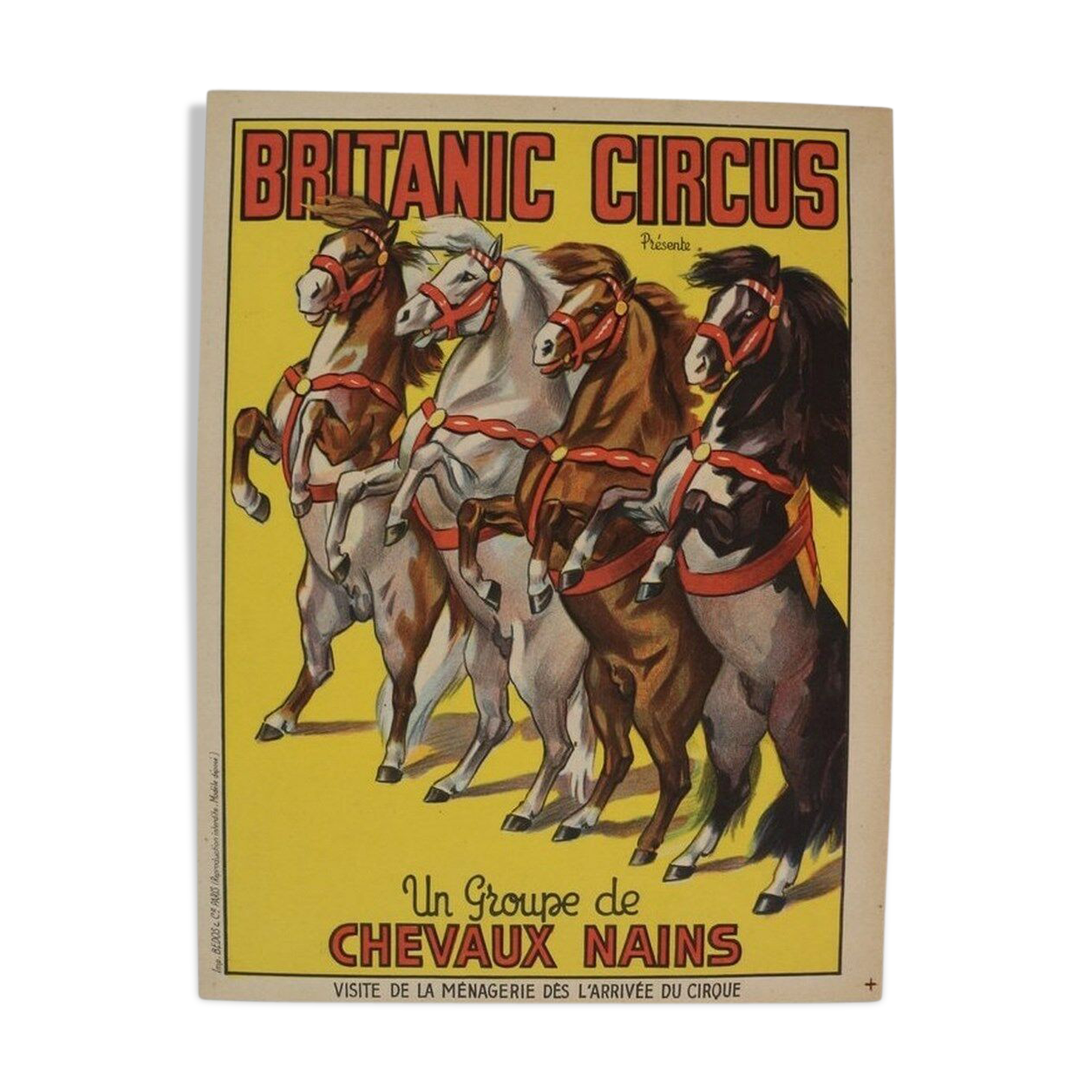 "Britanic Circus" poster