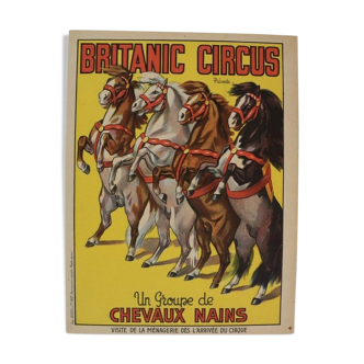 Affiche "Britanic Circus"