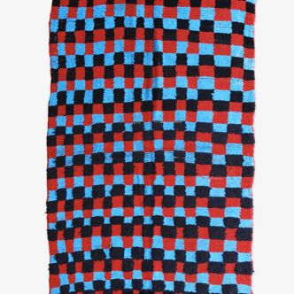 Moroccan Checkerboard Rug - 225 x 148 cm