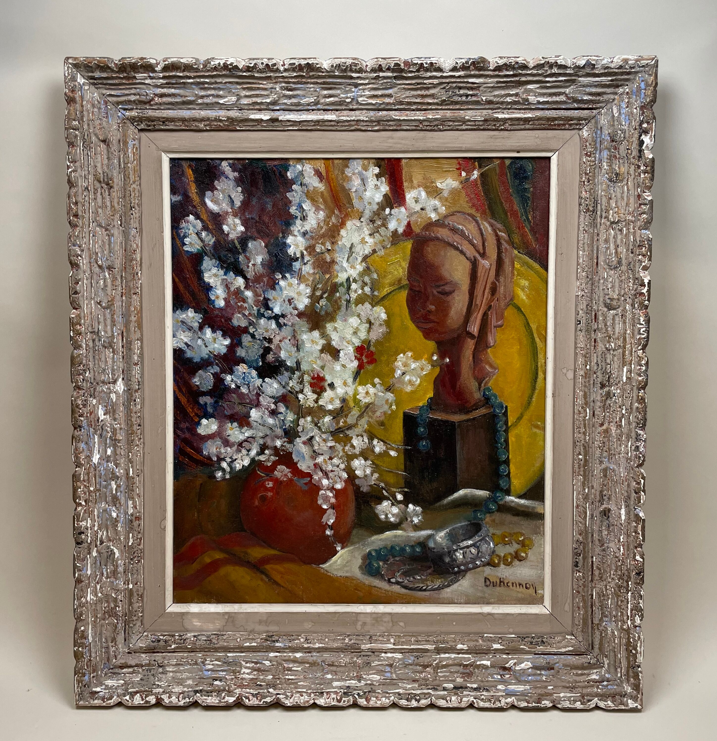 Still life with African sculpture