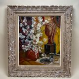 Still life with African sculpture