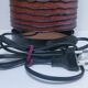 90s design metal resin cylinder lamp