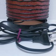 90s design metal resin cylinder lamp