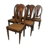 6 chairs Art Deco Art Nouveau