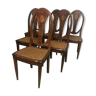 6 chaises Art Déco Art Nouveau