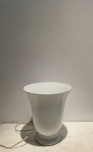 Lampe vasque opaline style art déco