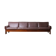 Wide minimalist loft sofa, Italy 1970s