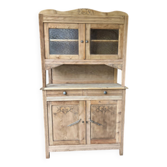 Antique raw wood dresser