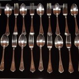 24 cutlery forks and spoons ercuis 20th